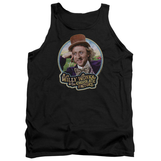 Willy Wonka And The Chocolate Factory Its Scrumdiddlyumptious Mens Tank Top Shirt Black