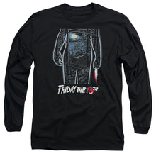 Load image into Gallery viewer, Friday The 13Th 13Th Poster Mens Long Sleeve Shirt Black