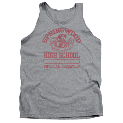 Nightmare On Elm Street Springwood High Mens Tank Top Shirt Athletic Heather