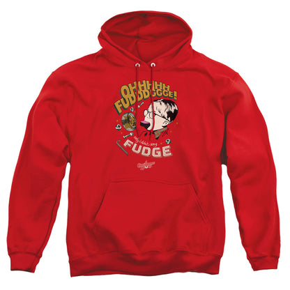 A Christmas Story Fudge Mens Hoodie Red Officially Licensed
