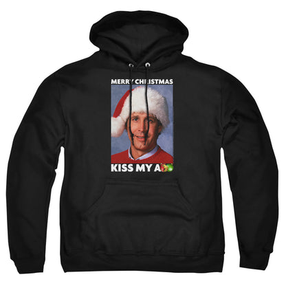 Christmas Vacation Merry Kiss Mens Hoodie Black Officially Licensed