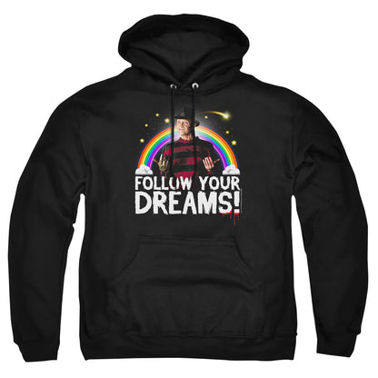 Friday The 13Th Follow Your Dreams Mens Hoodie Black Officially Licensed