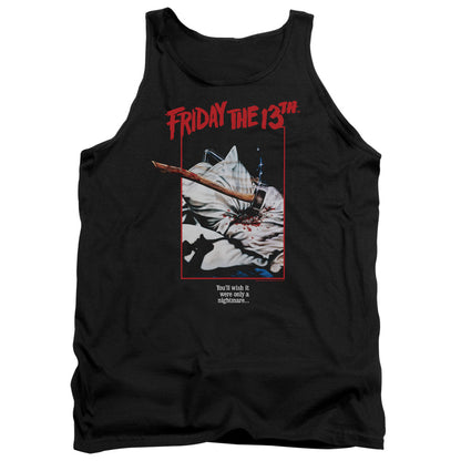 Friday The 13Th Axe Poster Mens Tank Top Shirt Black