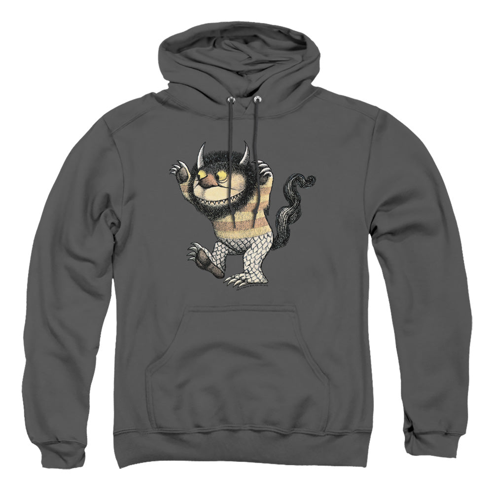 Where The Wild Things Are Carol Mens Hoodie Charcoal