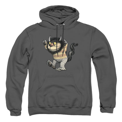Where The Wild Things Are Carol Mens Hoodie Charcoal