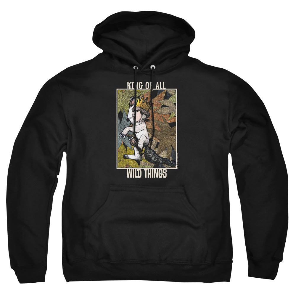 Where The Wild Things Are King Of All Wild Things Mens Hoodie Black