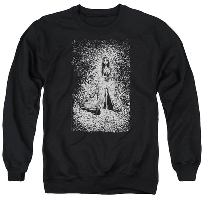 Corpse Bride Bird Dissolve Mens Crewneck Sweatshirt Black Officially Licensed