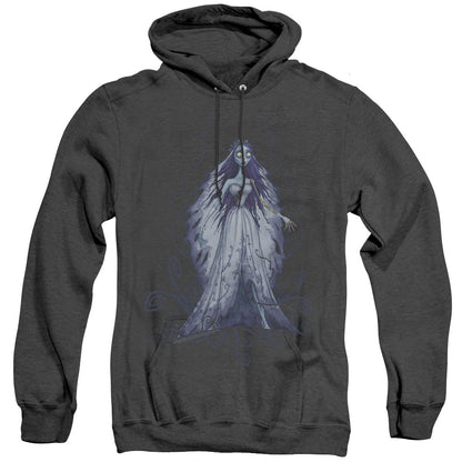Corpse Bride Vines Heather Mens Hoodie Black Officially Licensed
