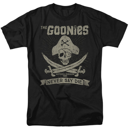 The Goonies Never Say Die Mens T Shirt Black