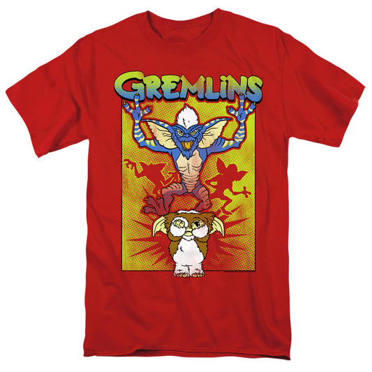Gremlins Be Afraid Mens T Shirt Red