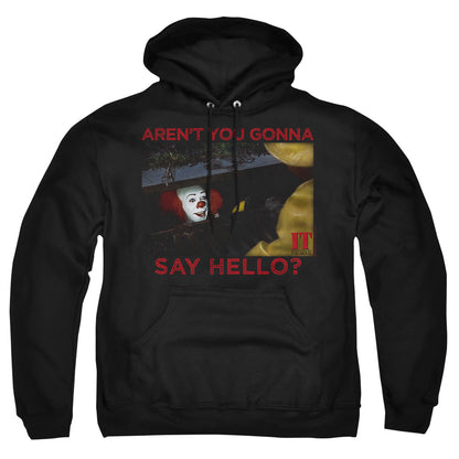 It 1990 Hello Mens Hoodie Black Officially Licensed