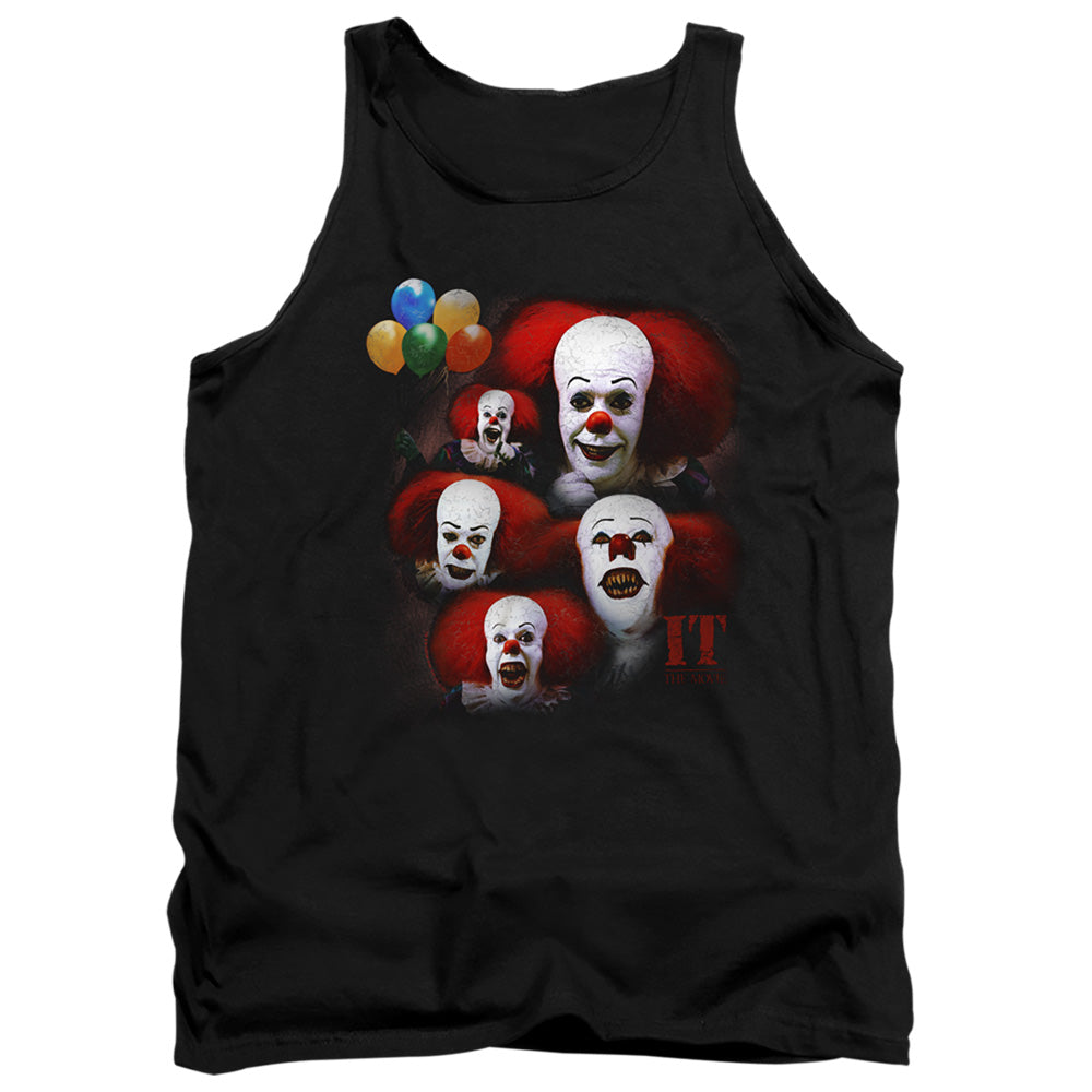 It 1990 Many Faces Of Pennywise Mens Tank Top Shirt Black