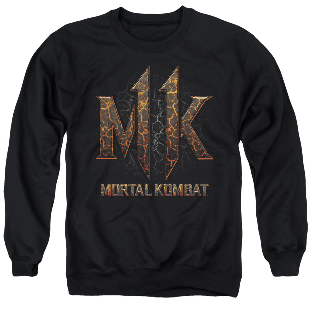 Mortal Kombat 11 Mk11 Lava Mens Crewneck Sweatshirt Black