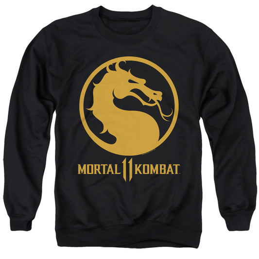 Mortal Kombat 11 Dragon Logo Mens Crewneck Sweatshirt Black