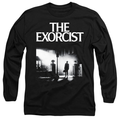 The Exorcist Poster Mens Long Sleeve Shirt Black Officially Licensed