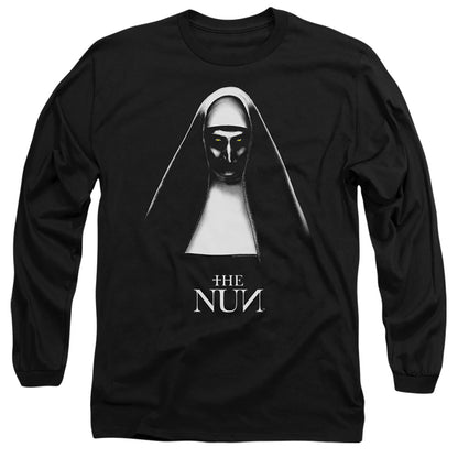 The Nun The Nun Mens Long Sleeve Shirt Black Officially Licensed