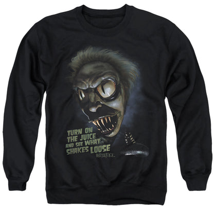 Beetlejuice Chucks Daughter Mens Crewneck Sweatshirt Black Officially Licensed