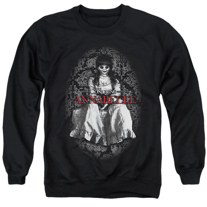 Annabelle Annabelle Mens Crewneck Sweatshirt Black Officially Licensed