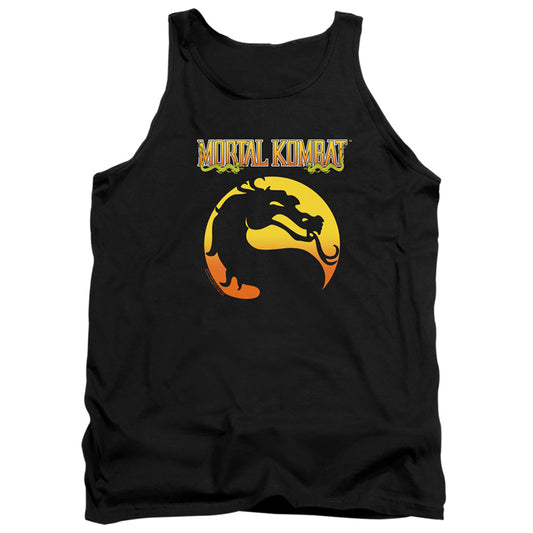 Mortal Kombat Klassic Logo Mens Tank Top Shirt Black