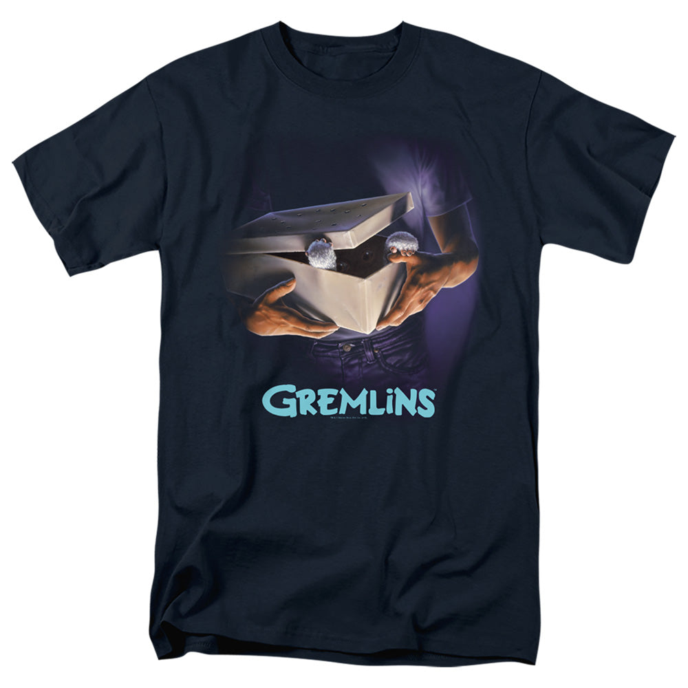Gremlins Original Poster Mens T Shirt Navy