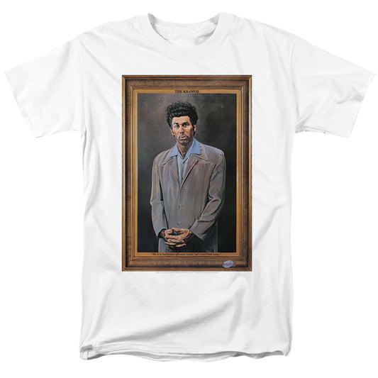 Seinfeld Kramer Portrait Mens T Shirt White Officially Licensed