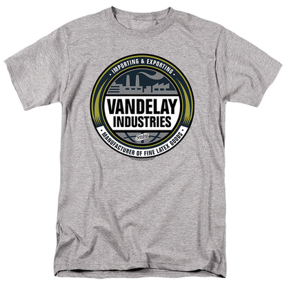 Seinfeld Vendelay Logo Mens T Shirt Athletic Heather