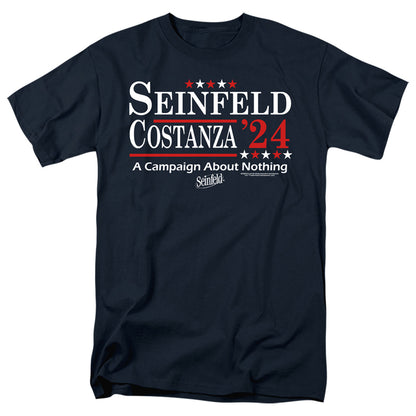 Seinfeld Election Tee Mens T Shirt Navy
