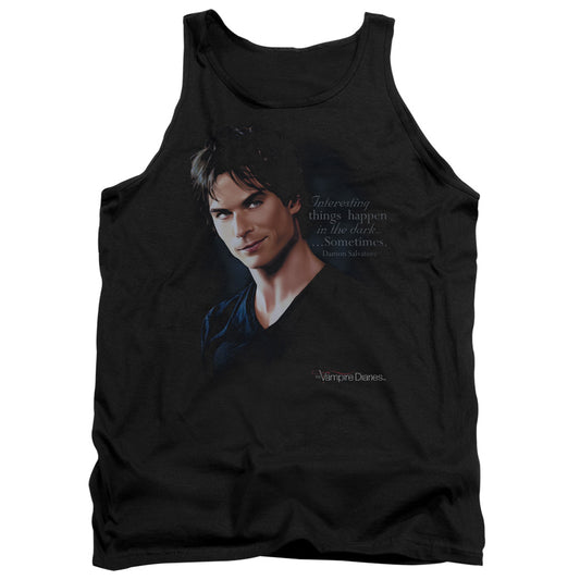 Vampire Diaries Sometimes Mens Tank Top Shirt Black