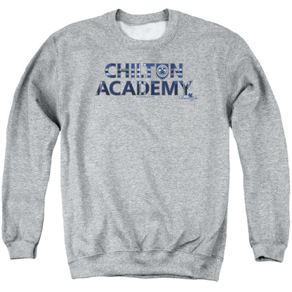 Gilmore Girls Chilton Academy Mens Crewneck Sweatshirt Athletic Heather Officially Licensed