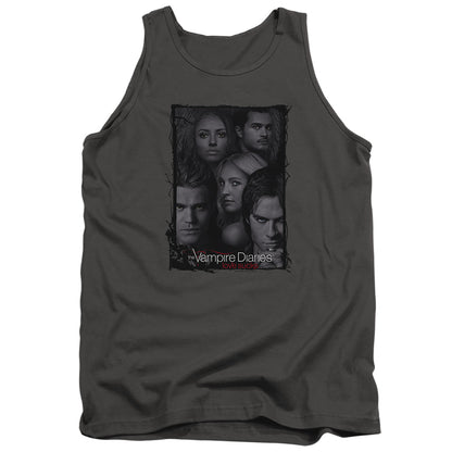 Vampire Diaries So Here We Are Mens Tank Top Shirt Charcoal