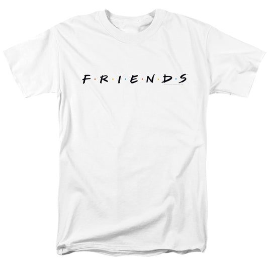Friends Logo Mens T Shirt White
