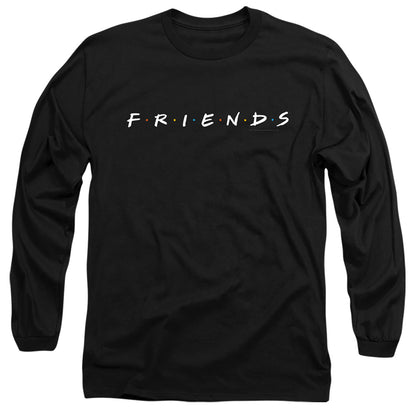 Friends Logo Mens Long Sleeve Shirt Black