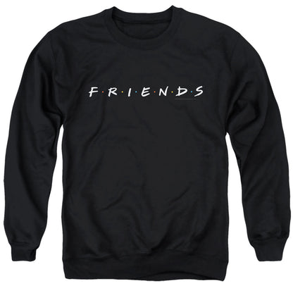 Friends Logo Mens Crewneck Sweatshirt Black