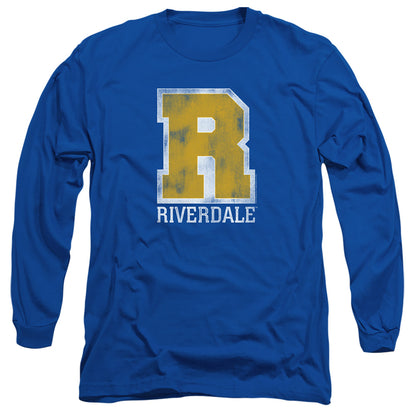 Riverdale Riverdale Varsity Mens Long Sleeve Shirt Royal Blue