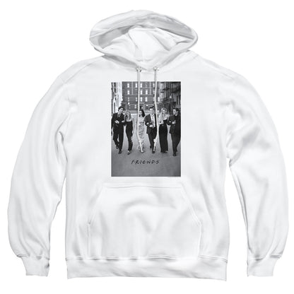 Friends Walk The Streets Mens Hoodie White