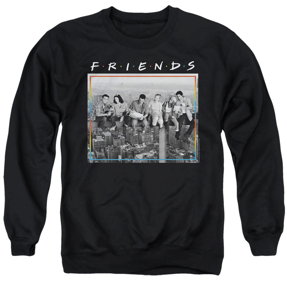 Friends Lunch Break Mens Crewneck Sweatshirt Black