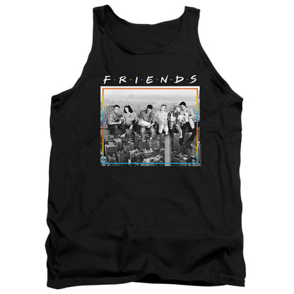 Friends Lunch Break Mens Tank Top Shirt Black