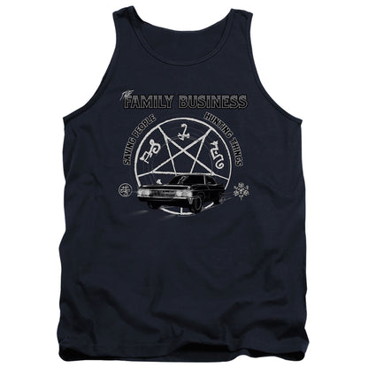 Supernatural Saving People And Hunting Mens Tank Top Shirt Navy