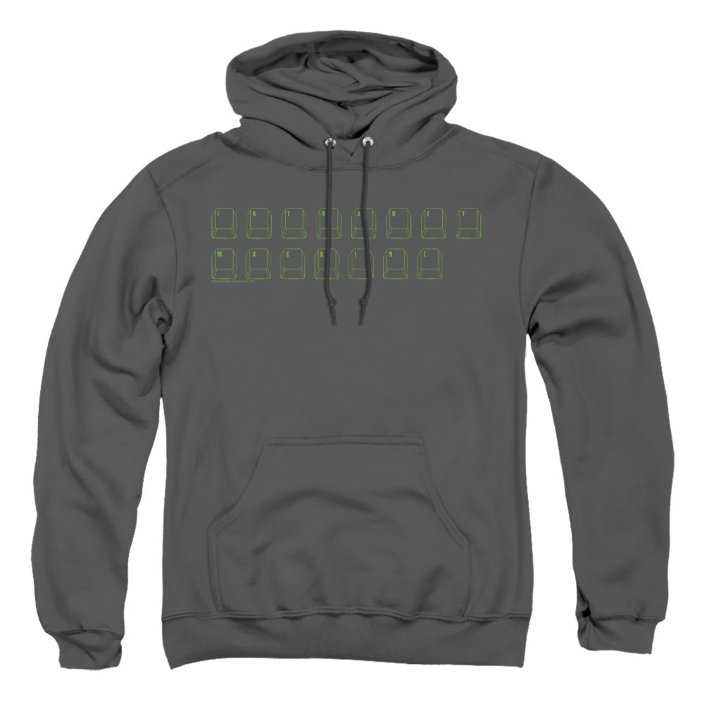 Big Bang Theory Intranet Machine Mens Hoodie Charcoal