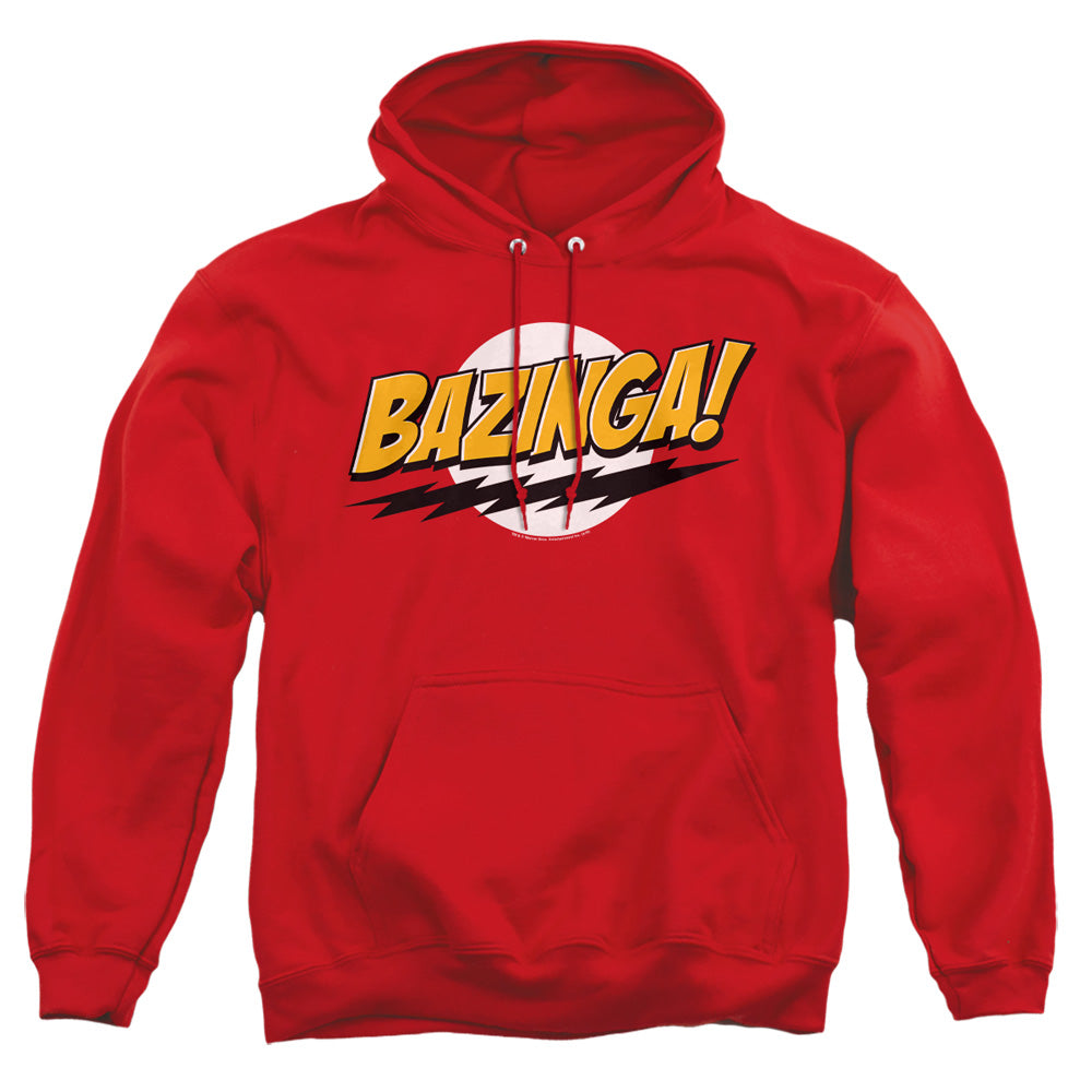 Big Bang Theory Bazinga Mens Hoodie Red