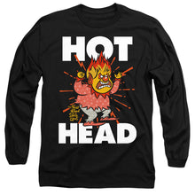 Load image into Gallery viewer, The Year Without A Santa Claus Hot Head Mens Long Sleeve Shirt Black