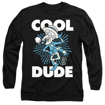 The Year Without A Santa Claus Cool Dude Mens Long Sleeve Shirt Black Officially Licensed