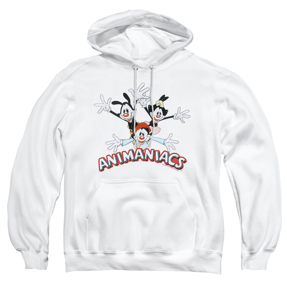 Animaniacs Animaniacs Trio Mens Hoodie White Officially Licensed