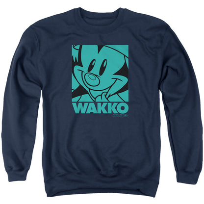 Animaniacs Pop Wakko Mens Crewneck Sweatshirt Navy