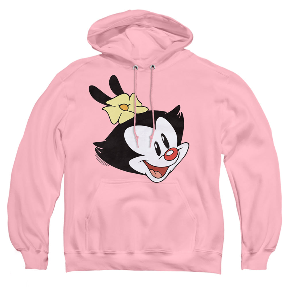 Animaniacs Dot Head Mens Hoodie Pink Officially Licensed