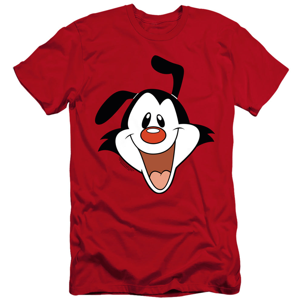 Animaniacs Yakko Head Hbo Premium Bella Canvas Slim Fit Mens T Shirt Red