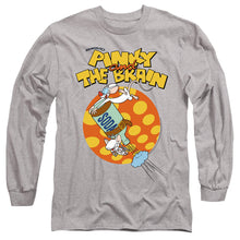 Load image into Gallery viewer, Pinky And The Brain Soda Mens Long Sleeve Shirt Athletic Heather