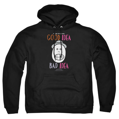 Animaniacs Good Idea Bad Idea Mens Hoodie Black