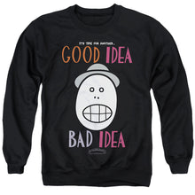 Load image into Gallery viewer, Animaniacs Good Idea Bad Idea Mens Crewneck Sweatshirt Black