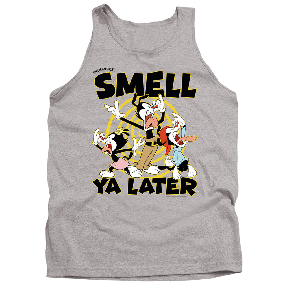 Animaniacs Ell Ya Later Mens Tank Top Shirt Athletic Heather